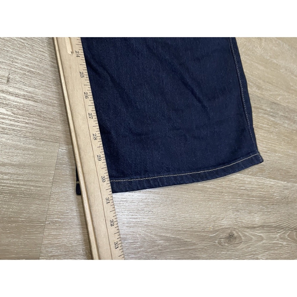 NWT Scoop Relaxed Low Slung Wide Leg Jeans Size 4 Dark Wash Festival Y2K - Picture 8 of 9